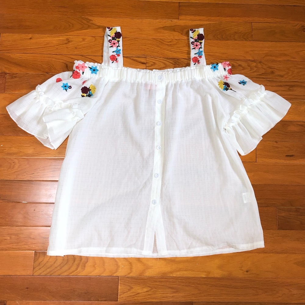 A cute floral top from a boutique in London